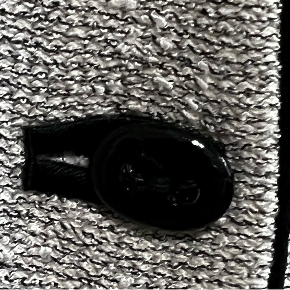 St. John Collection Silver Blazer with Black Trim - Picture 7 of 8